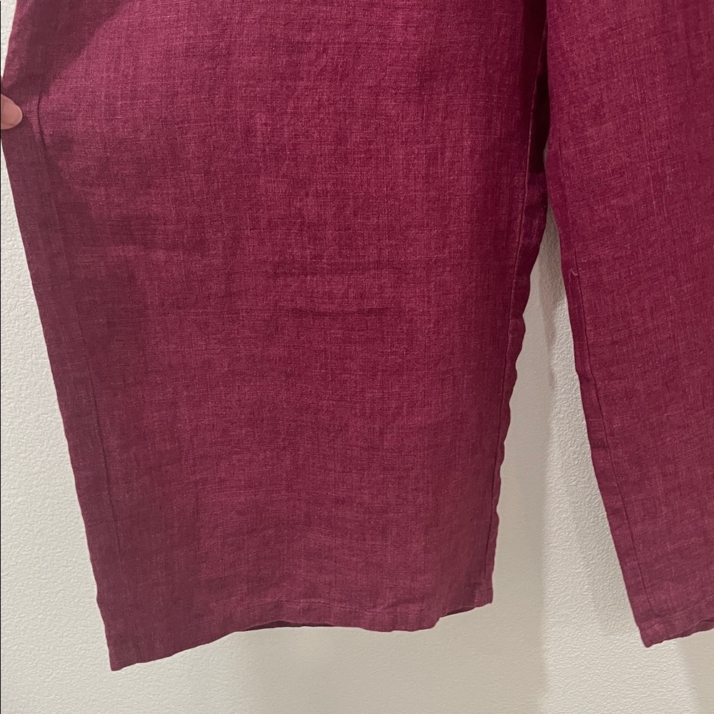 Eileen Fisher Delave Wide-Leg Linen Pant - Picture 5 of 10